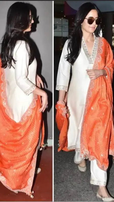 Katrina Kaif Again Won The Hearts Of Fans In An Indian Suit