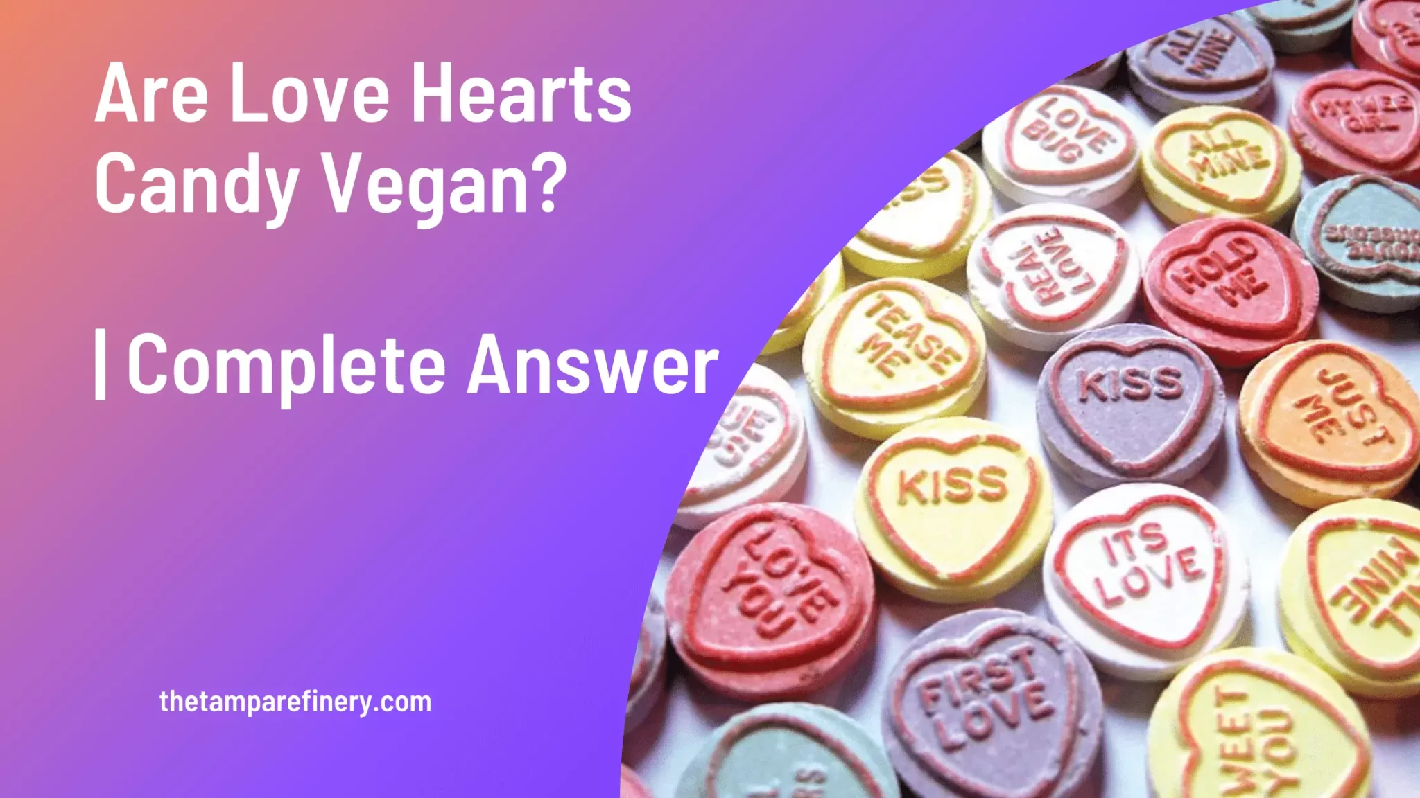 Are Love Hearts Candy Vegan