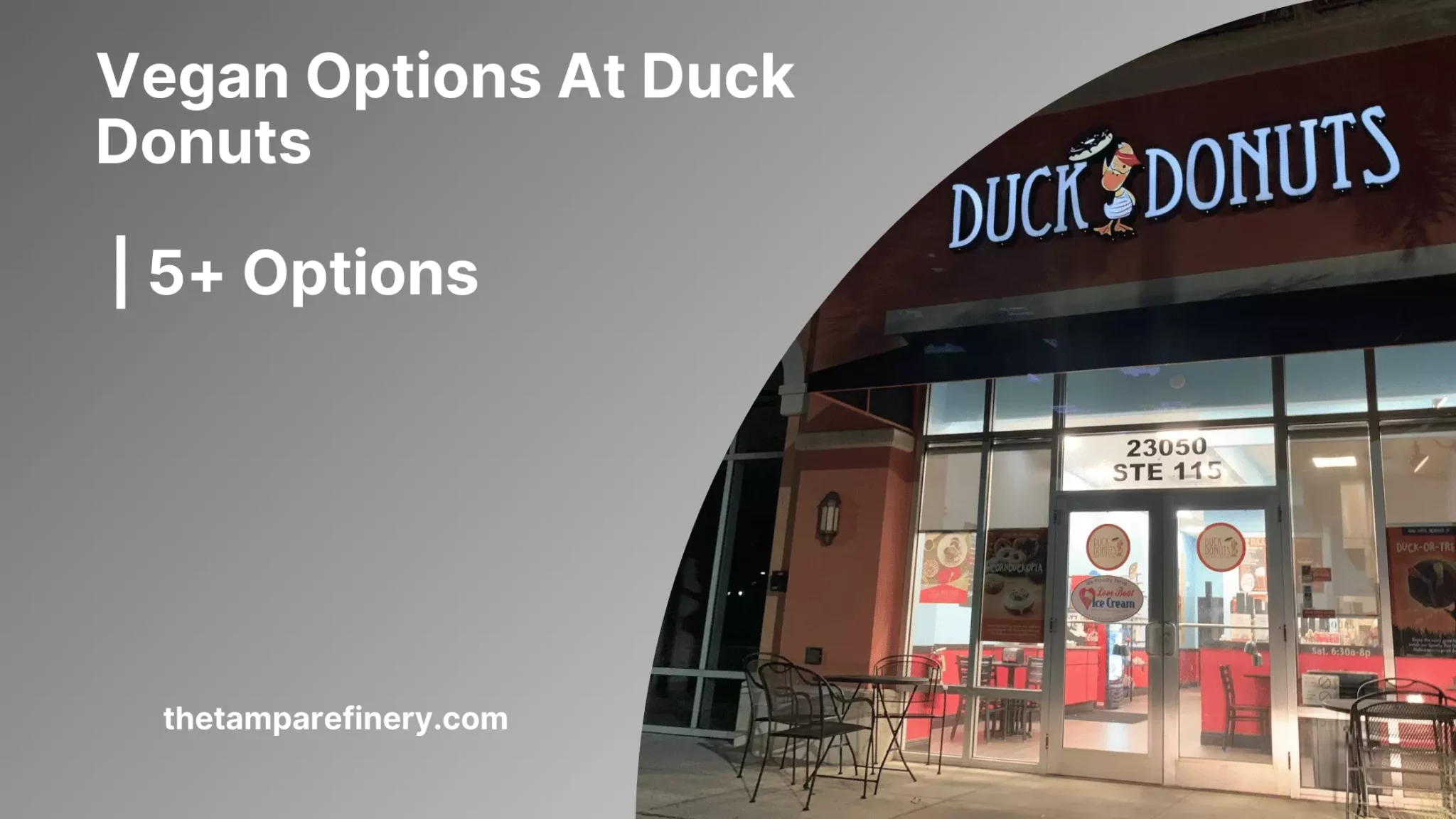 Vegan Options At Duck Donuts