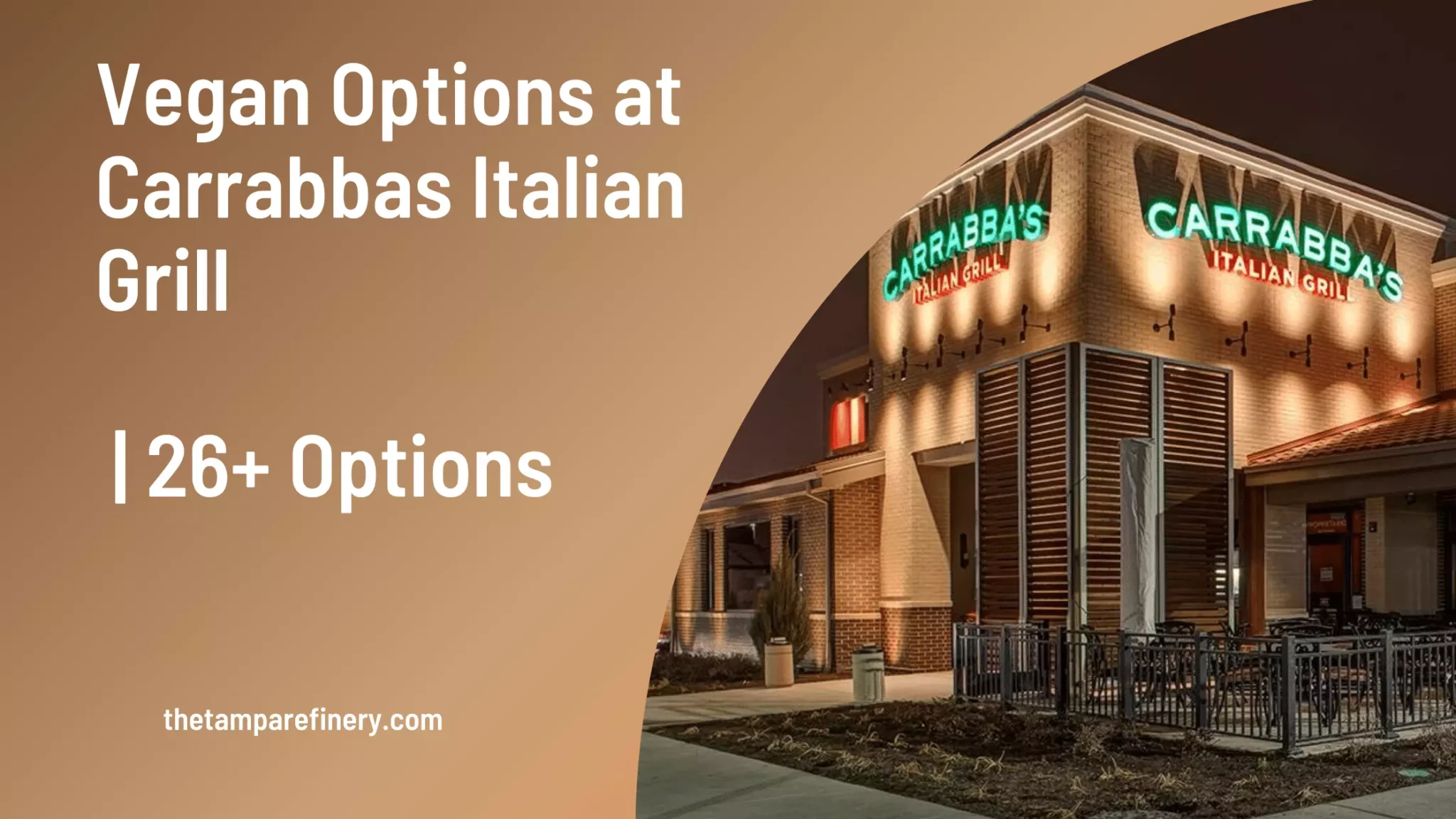 Vegan Options at Carrabbas Italian Grill