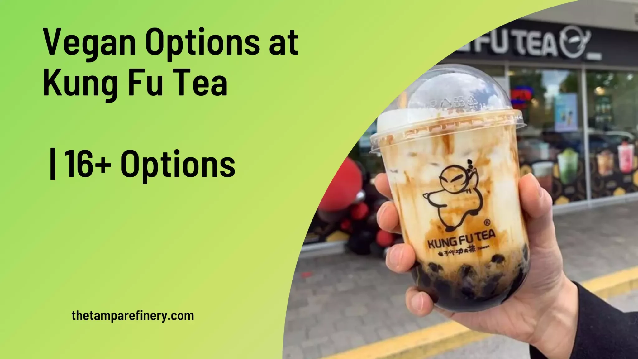 Vegan Options at Kung Fu Tea