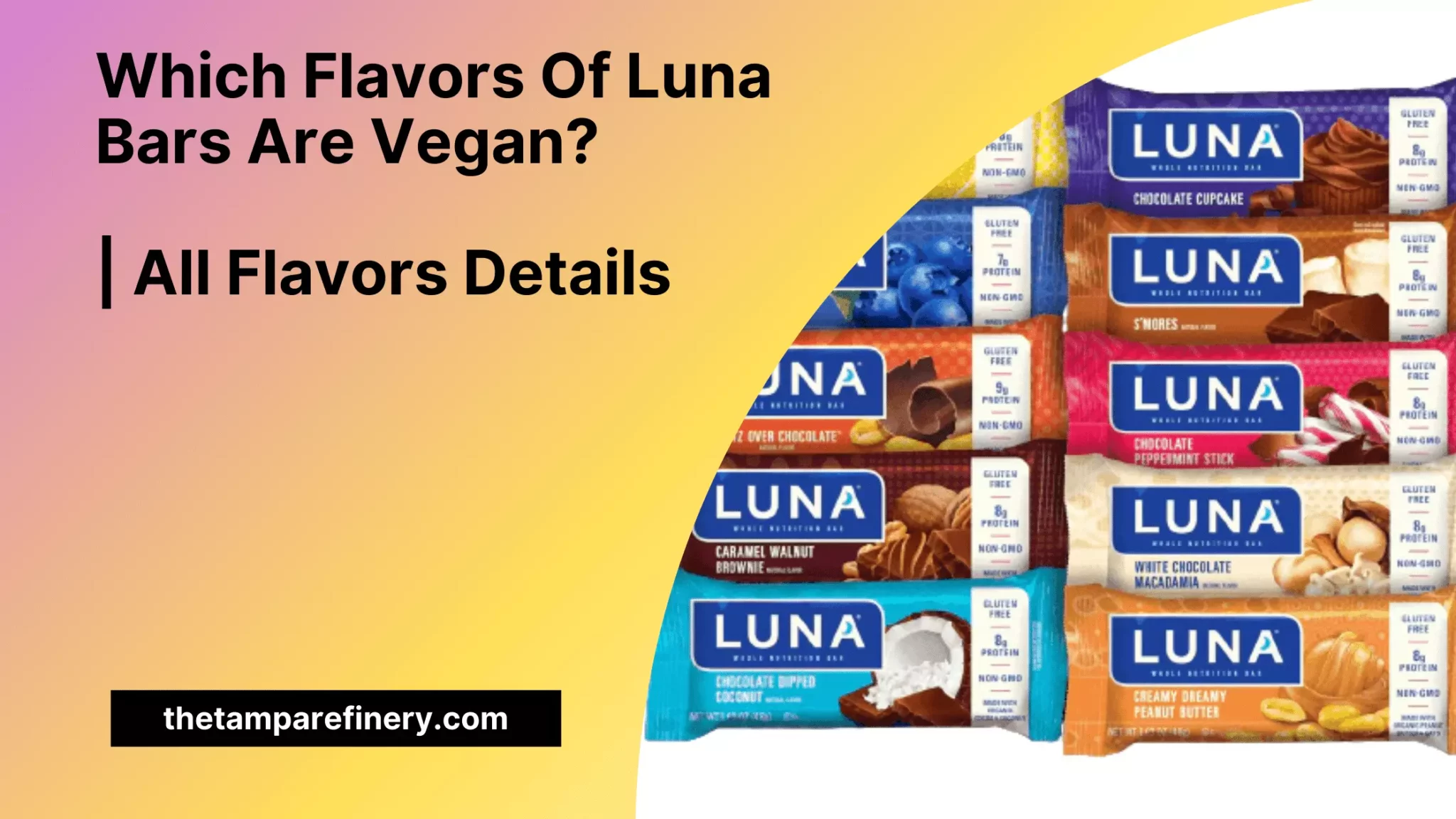 Which Flavors Of Luna Bars Are Vegan