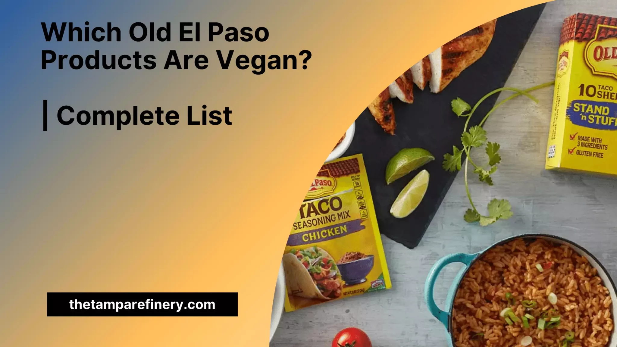 Which Old El Paso Products Are Vegan