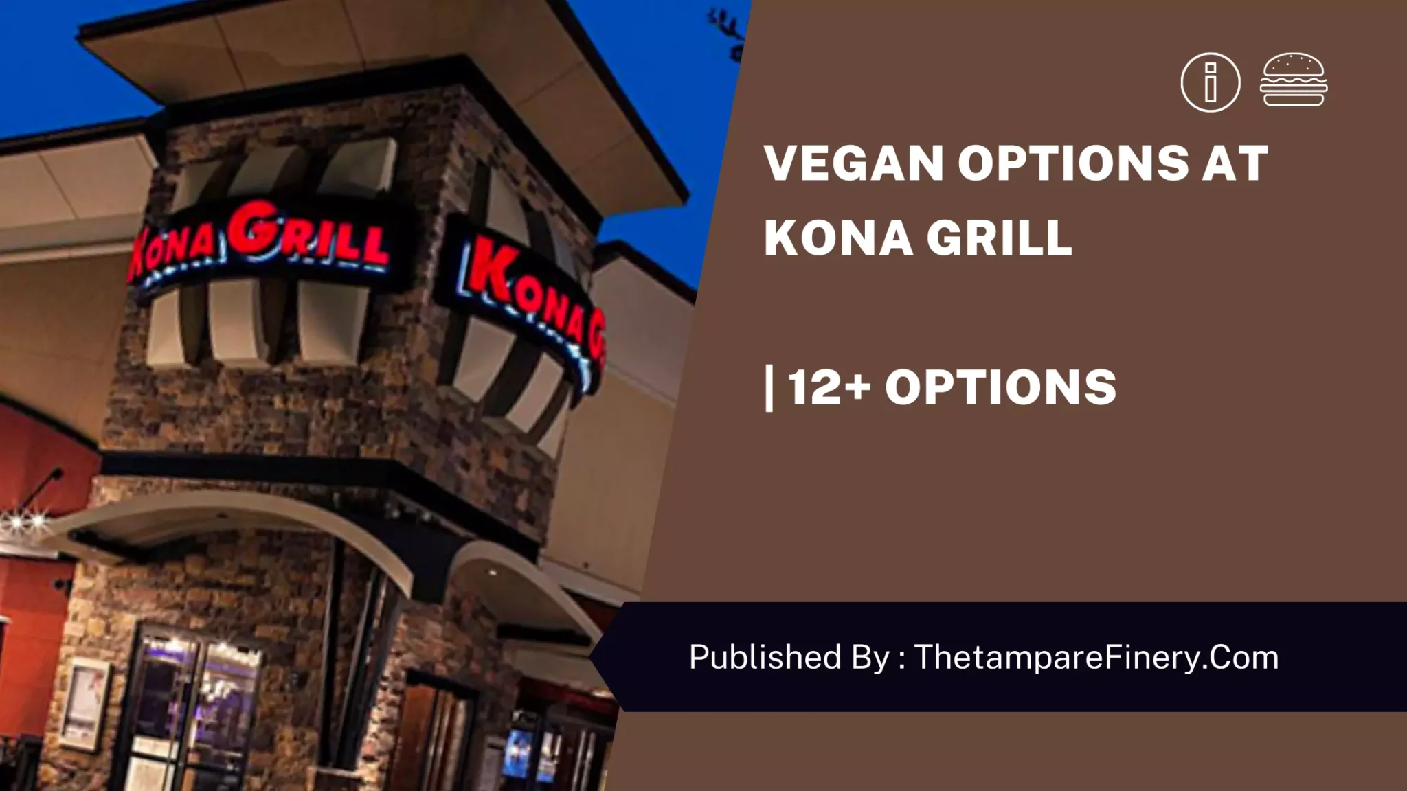 Vegan Options At Kona Grill