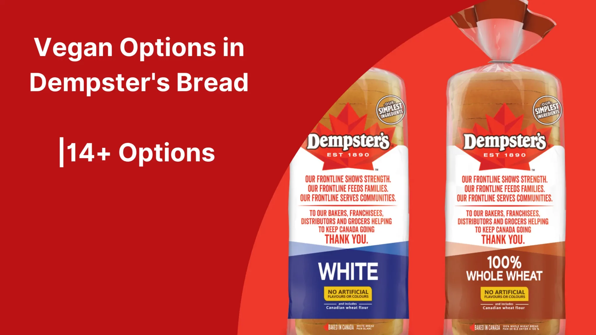 Vegan Options in Dempster's Bread