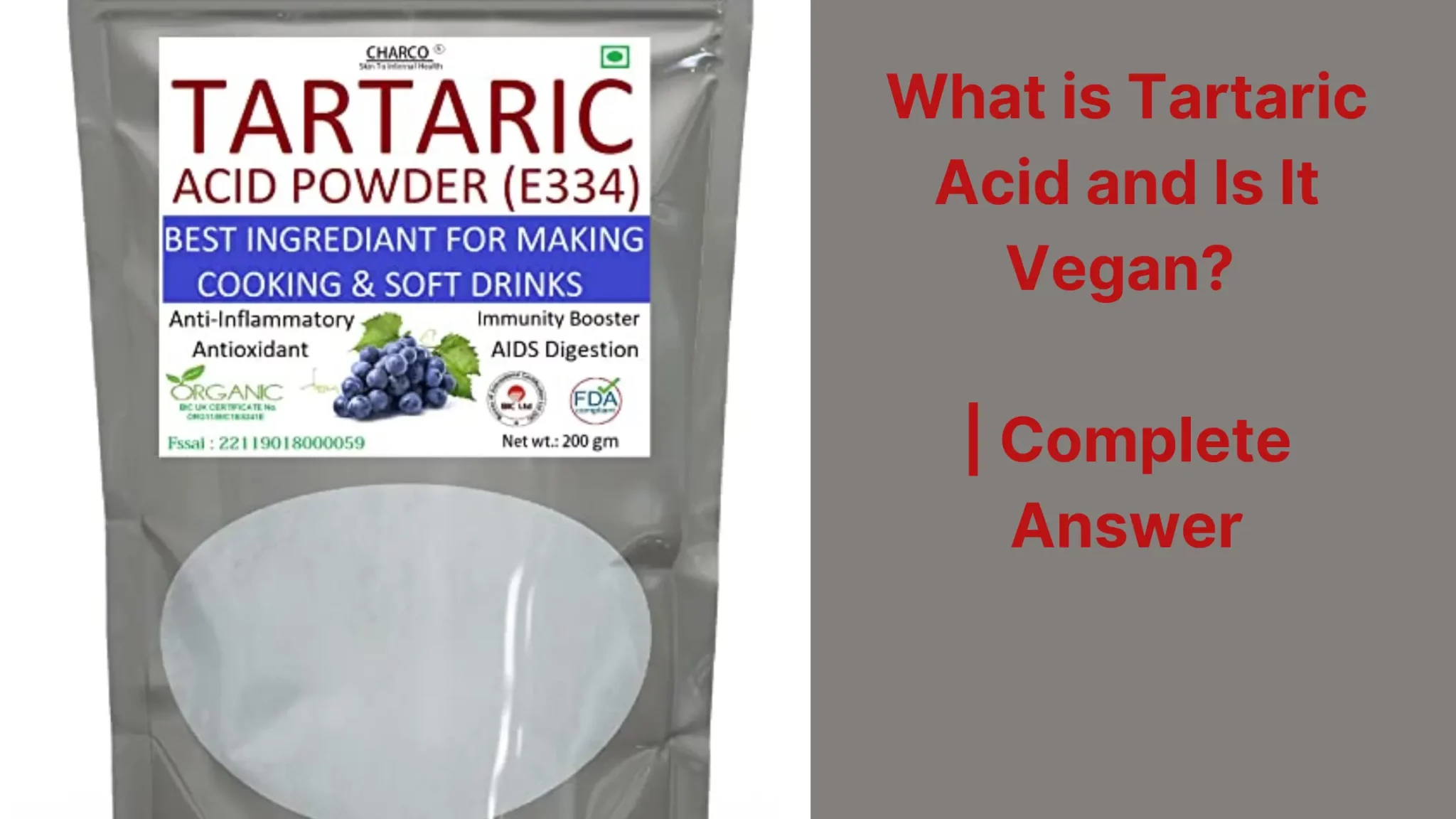 What is Tartaric Acid and Is It Vegan?
