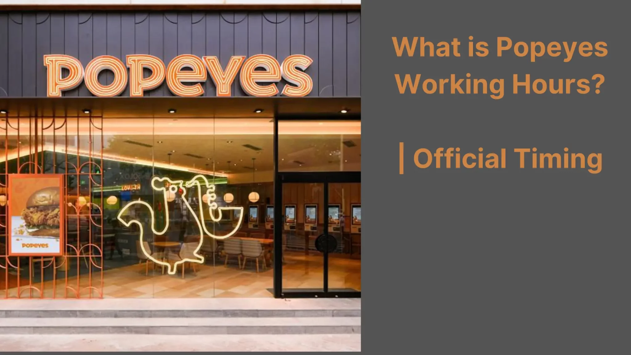 What is Popeyes Working Hours?