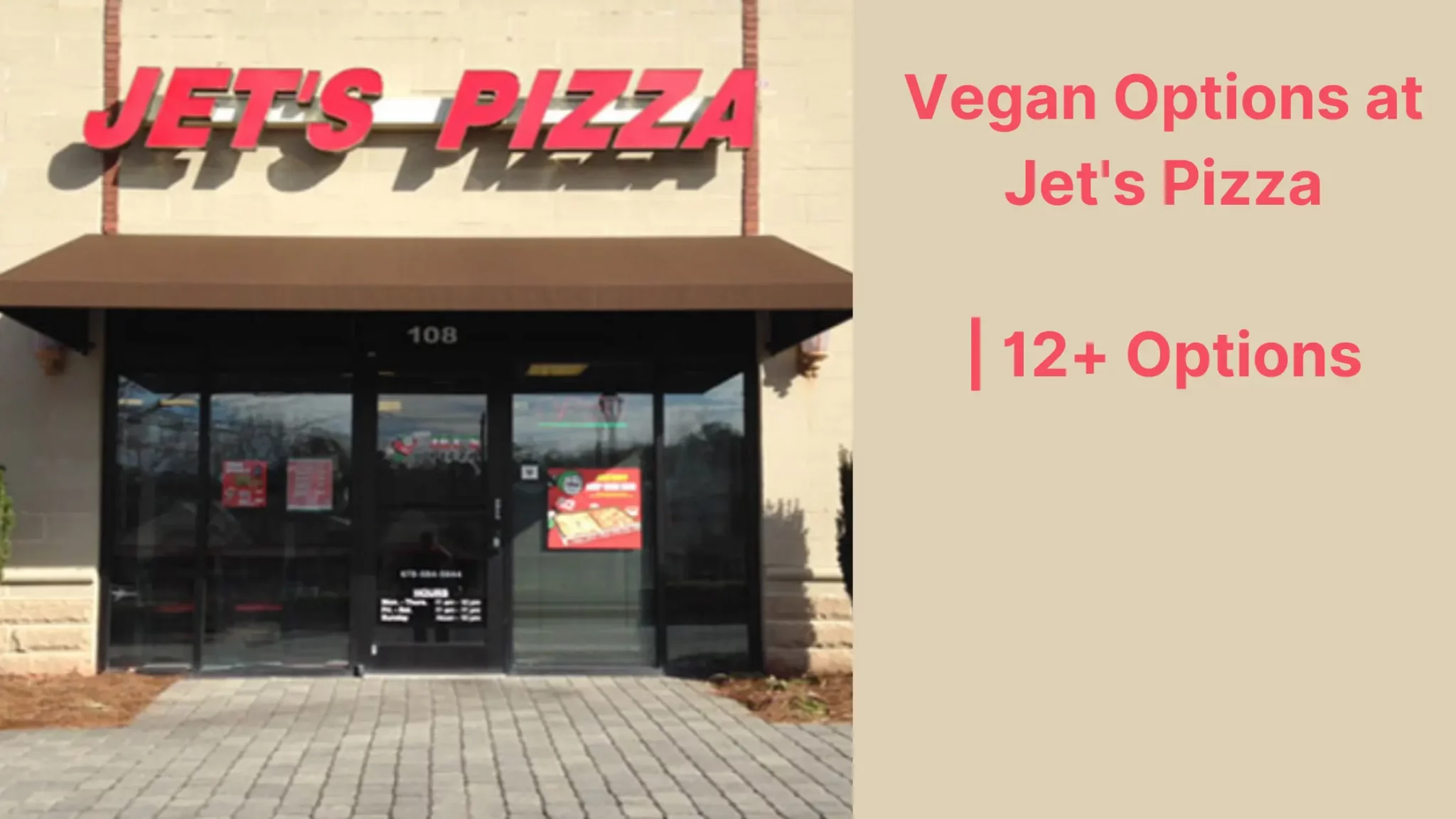 Vegan Options at Jet's Pizza